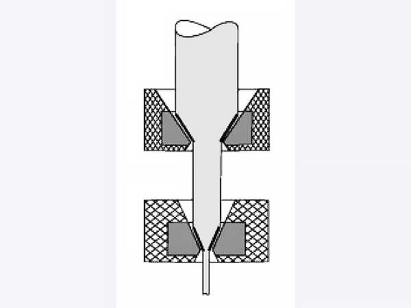 Волоки (фильеры) алмазные схема резки