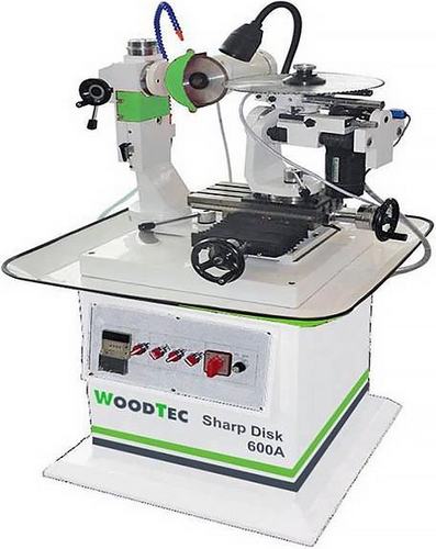 Станок для заточки дисковых пил с напайками WoodTec Sharp Disk 600A, от