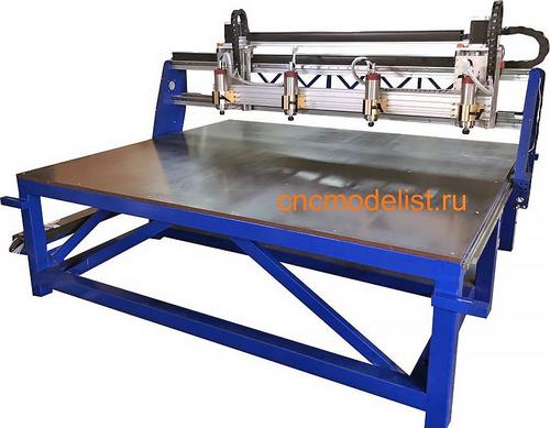 Станок ЧПУ CNC-2020ST-D4 фрезерный многошпиндельный