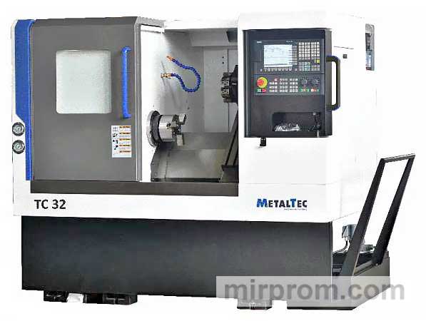 Токарный станок ЧПУ с наклонной станиной MetalTec TC 32